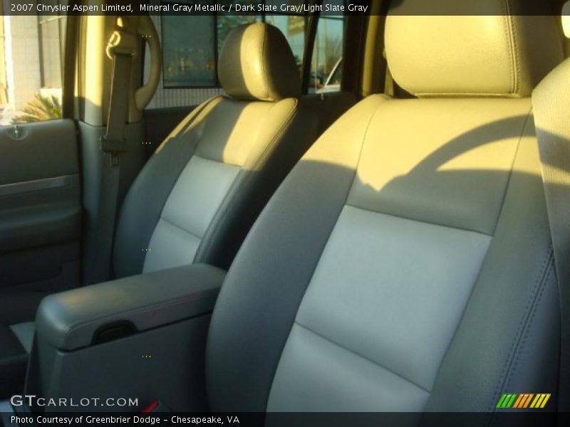 Mineral Gray Metallic / Dark Slate Gray/Light Slate Gray 2007 Chrysler Aspen Limited