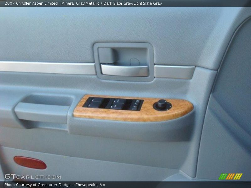 Mineral Gray Metallic / Dark Slate Gray/Light Slate Gray 2007 Chrysler Aspen Limited