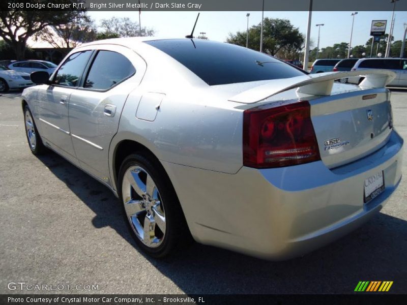 Bright Silver Metallic / Dark Slate Gray 2008 Dodge Charger R/T