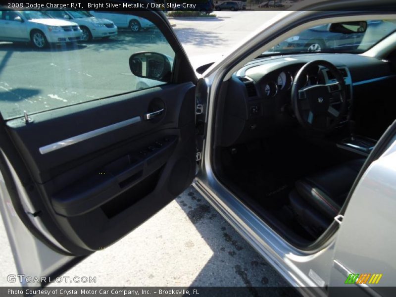 Bright Silver Metallic / Dark Slate Gray 2008 Dodge Charger R/T