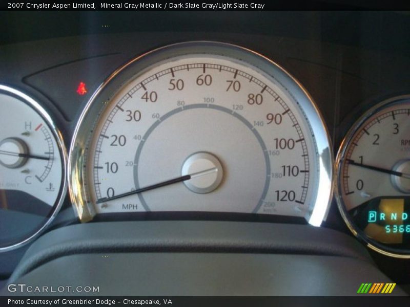 Mineral Gray Metallic / Dark Slate Gray/Light Slate Gray 2007 Chrysler Aspen Limited