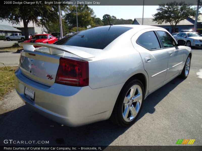 Bright Silver Metallic / Dark Slate Gray 2008 Dodge Charger R/T