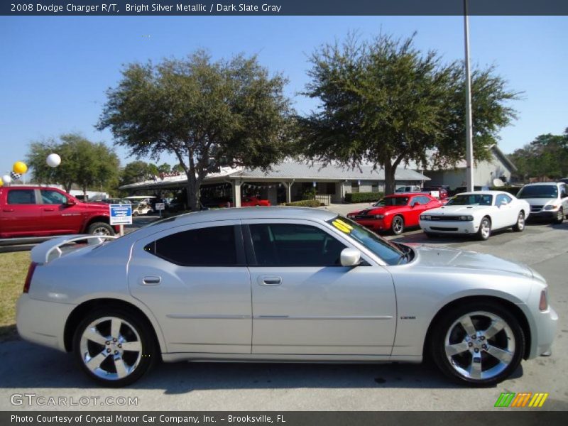 Bright Silver Metallic / Dark Slate Gray 2008 Dodge Charger R/T