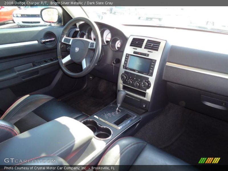 Bright Silver Metallic / Dark Slate Gray 2008 Dodge Charger R/T