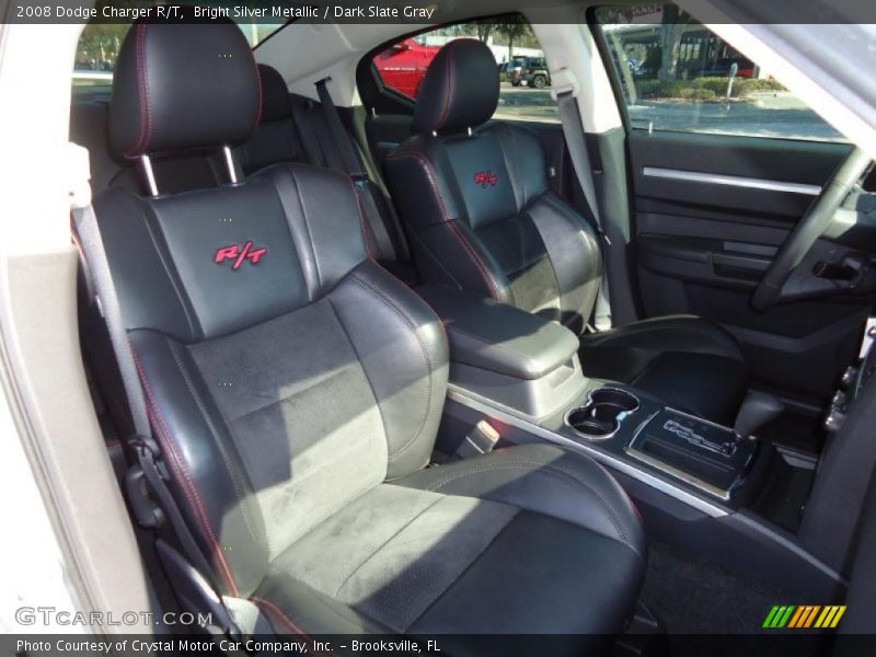 Bright Silver Metallic / Dark Slate Gray 2008 Dodge Charger R/T
