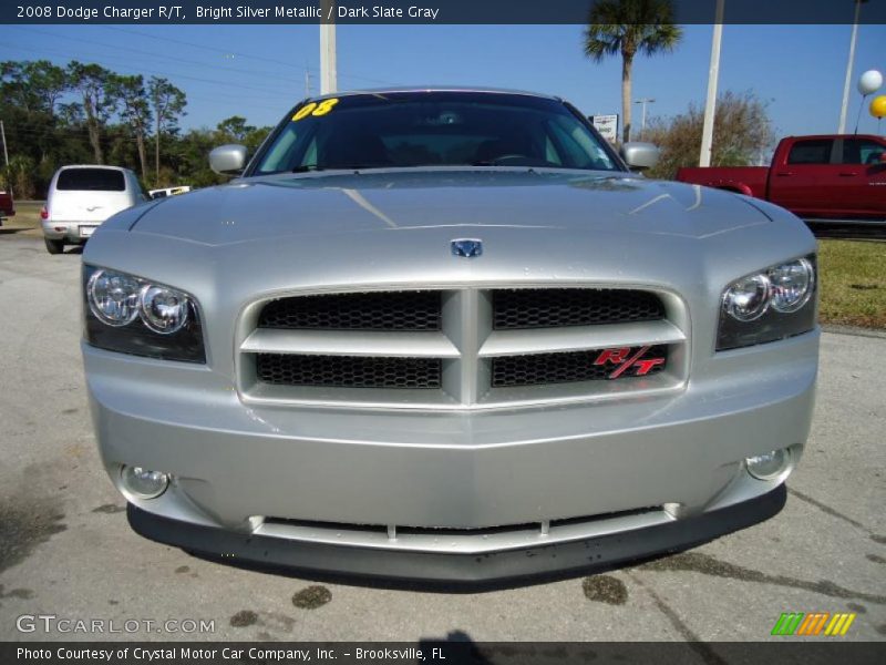 Bright Silver Metallic / Dark Slate Gray 2008 Dodge Charger R/T