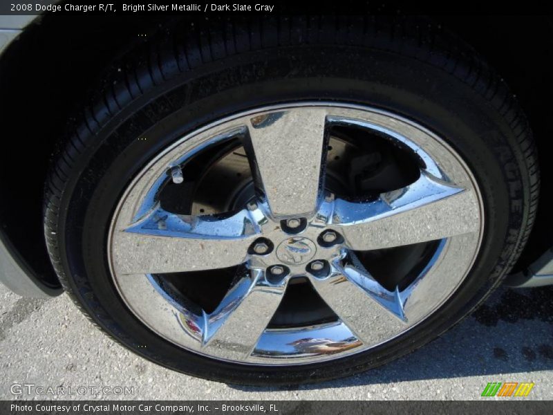Bright Silver Metallic / Dark Slate Gray 2008 Dodge Charger R/T