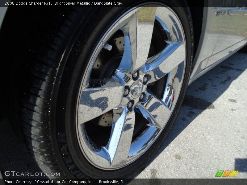 Bright Silver Metallic / Dark Slate Gray 2008 Dodge Charger R/T