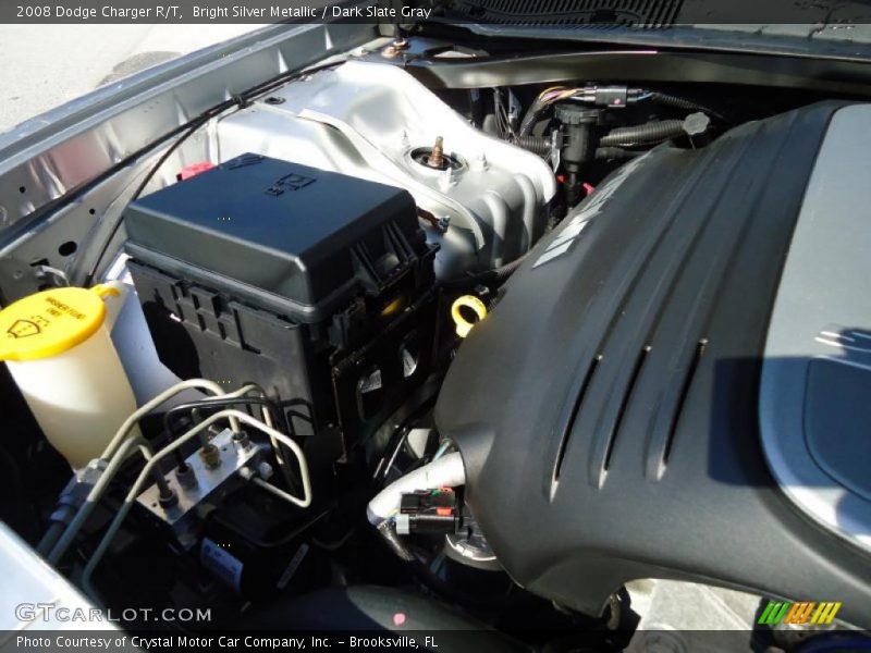 Bright Silver Metallic / Dark Slate Gray 2008 Dodge Charger R/T