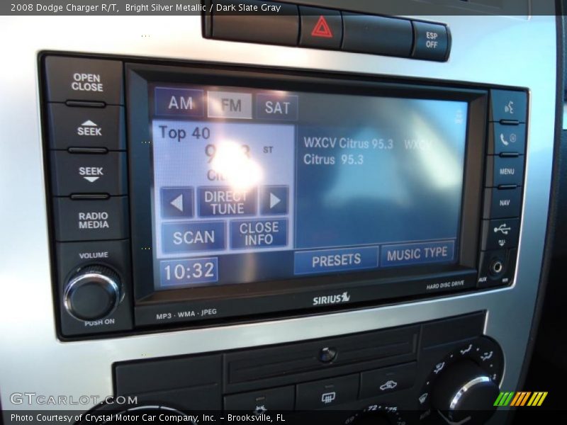 Bright Silver Metallic / Dark Slate Gray 2008 Dodge Charger R/T