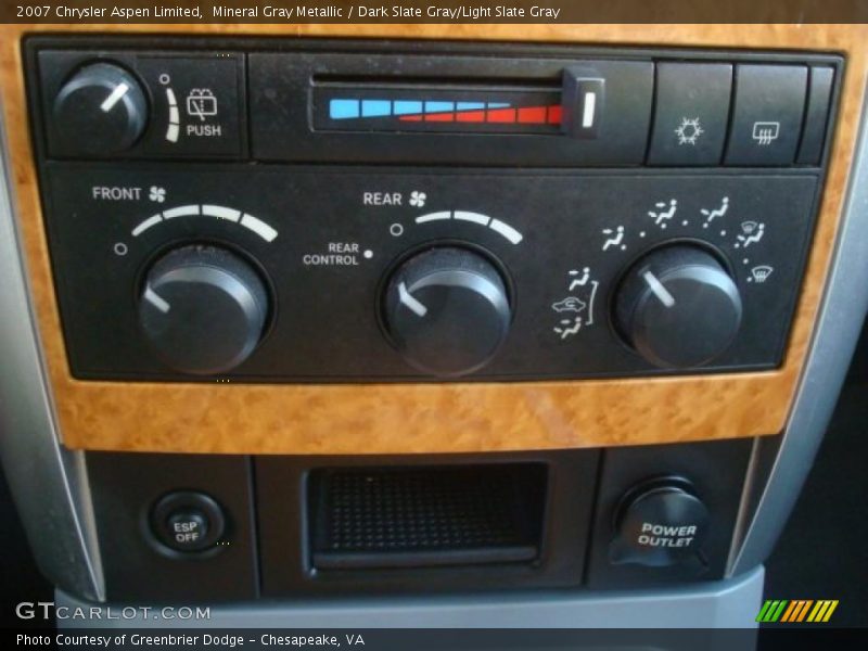 Controls of 2007 Aspen Limited