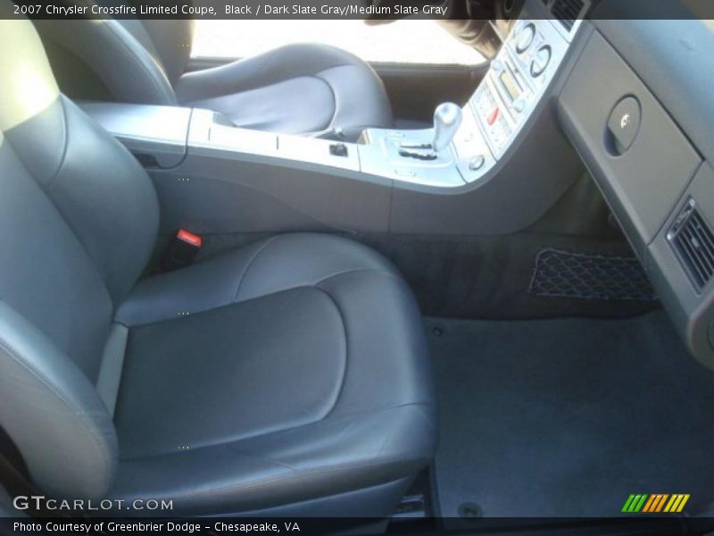 Black / Dark Slate Gray/Medium Slate Gray 2007 Chrysler Crossfire Limited Coupe