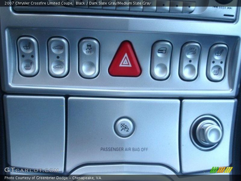 Controls of 2007 Crossfire Limited Coupe