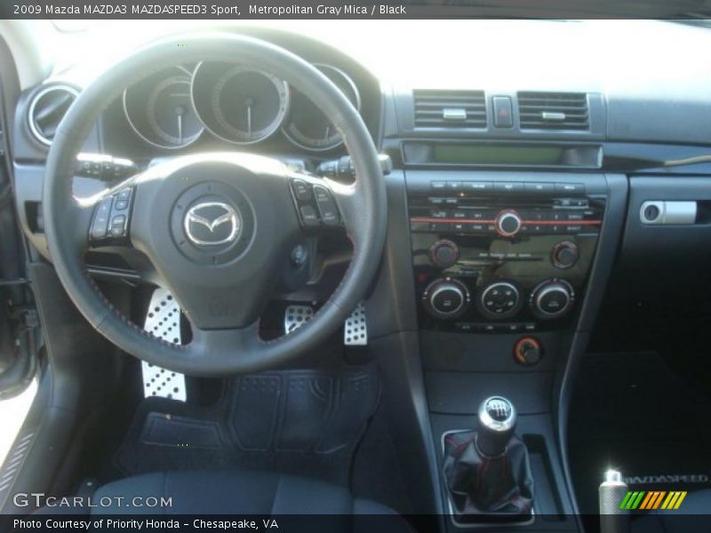 Dashboard of 2009 MAZDA3 MAZDASPEED3 Sport