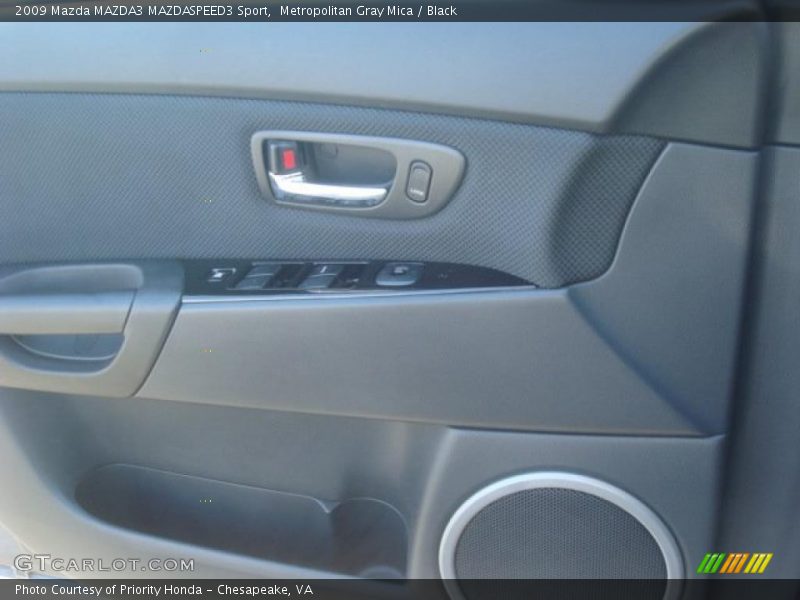 Metropolitan Gray Mica / Black 2009 Mazda MAZDA3 MAZDASPEED3 Sport