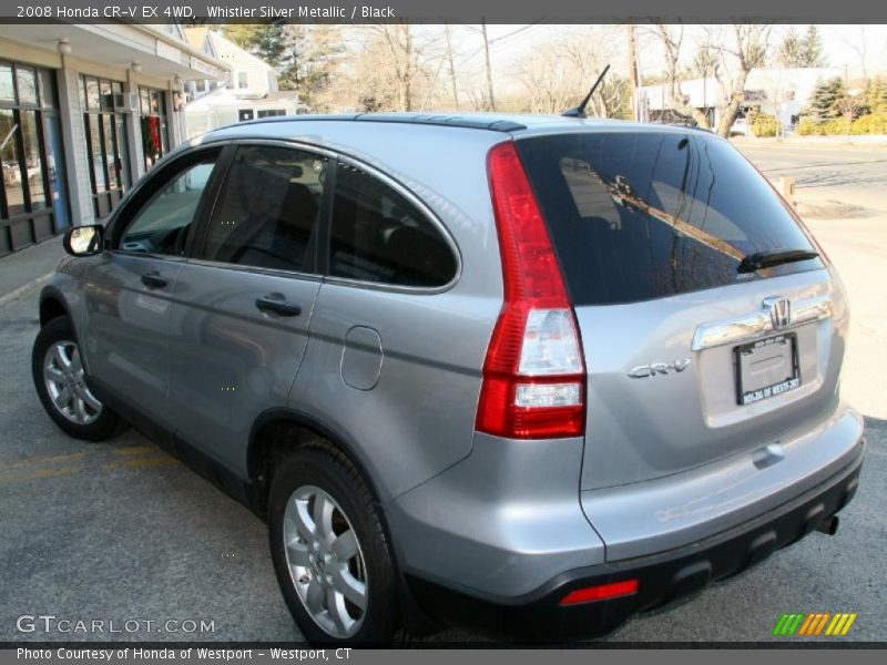 Whistler Silver Metallic / Black 2008 Honda CR-V EX 4WD