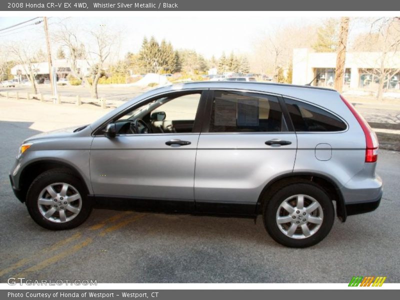 Whistler Silver Metallic / Black 2008 Honda CR-V EX 4WD