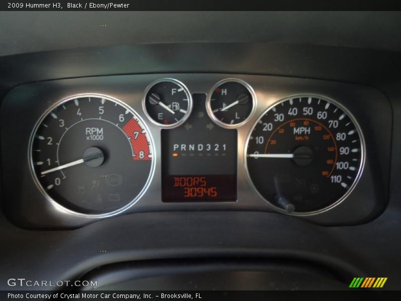 Black / Ebony/Pewter 2009 Hummer H3