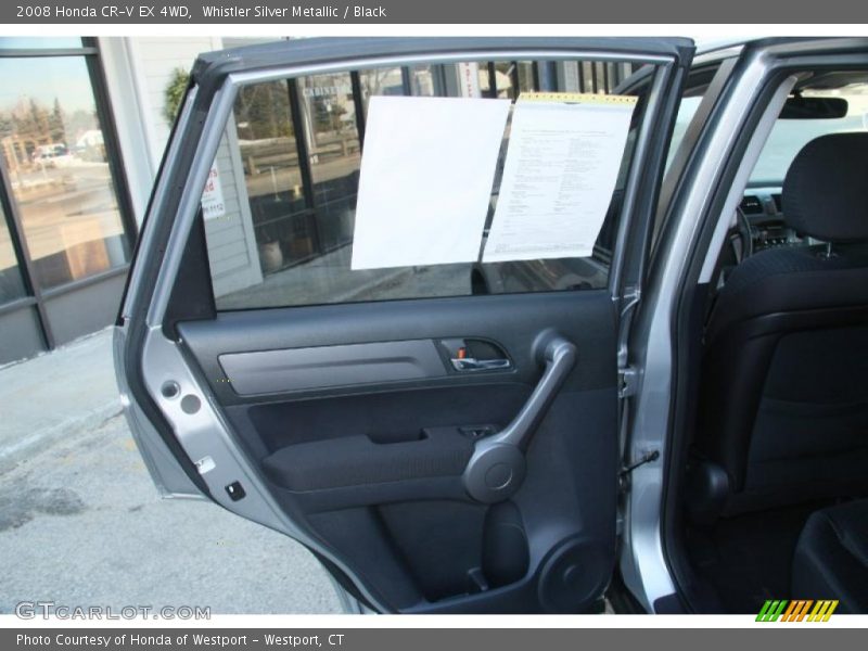 Whistler Silver Metallic / Black 2008 Honda CR-V EX 4WD
