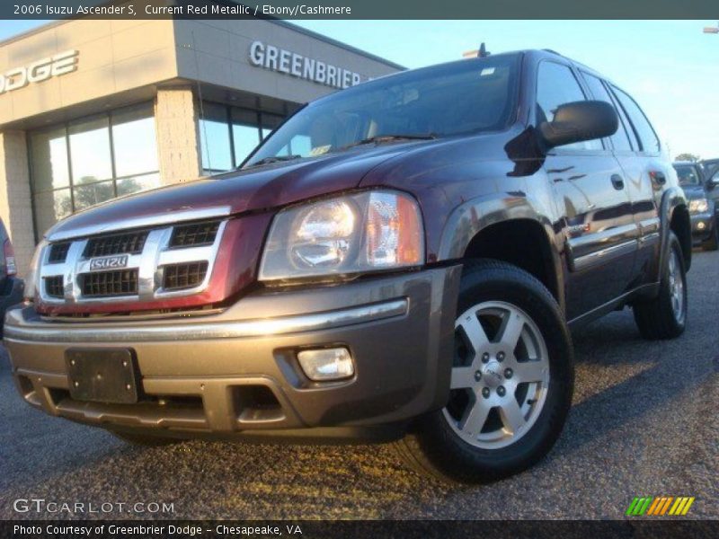 Current Red Metallic / Ebony/Cashmere 2006 Isuzu Ascender S