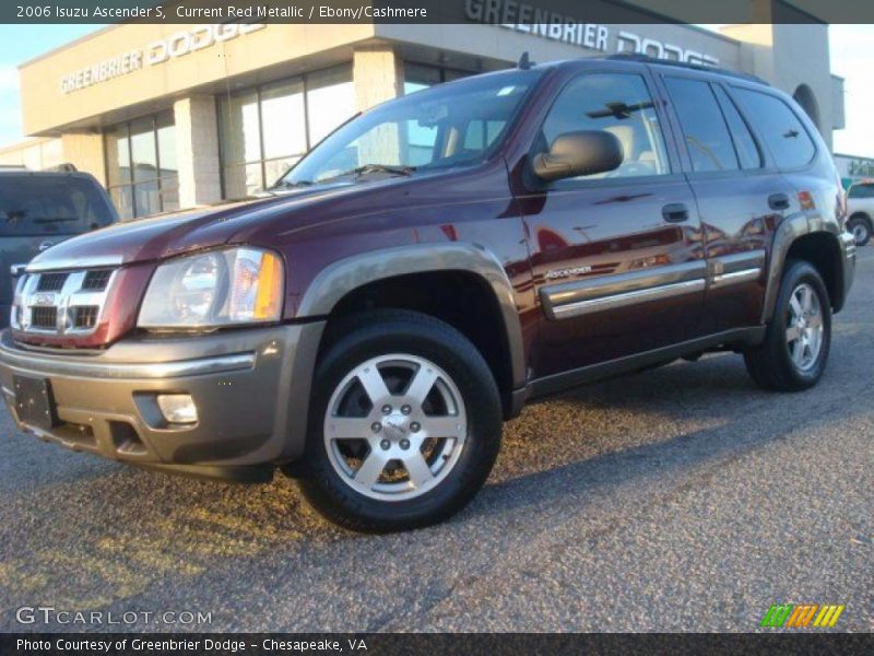 Current Red Metallic / Ebony/Cashmere 2006 Isuzu Ascender S