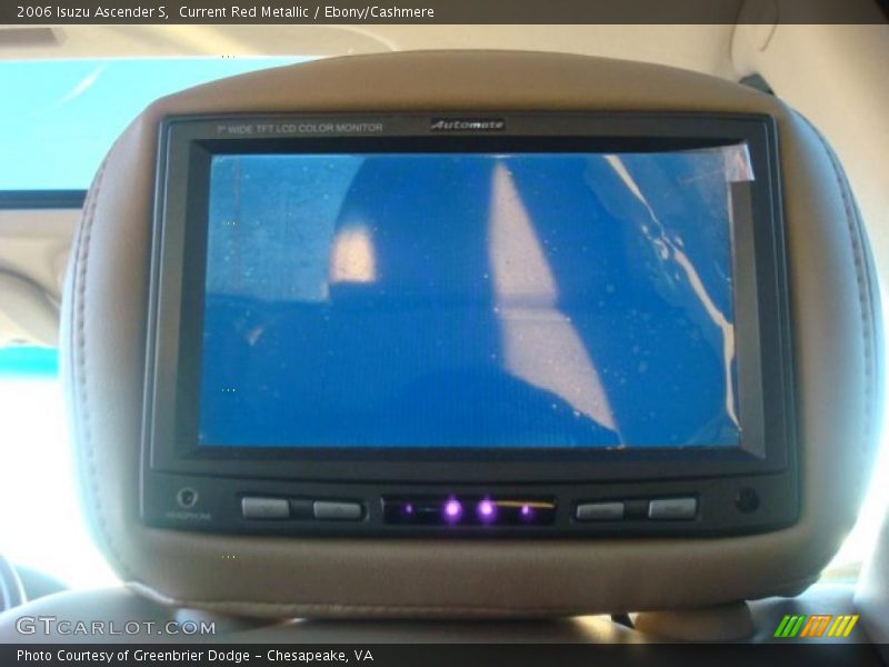 Current Red Metallic / Ebony/Cashmere 2006 Isuzu Ascender S
