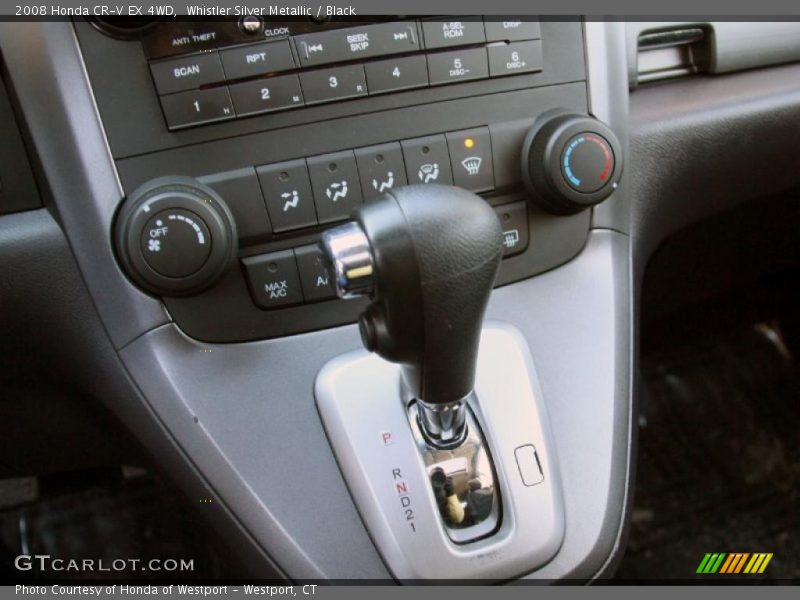 Whistler Silver Metallic / Black 2008 Honda CR-V EX 4WD