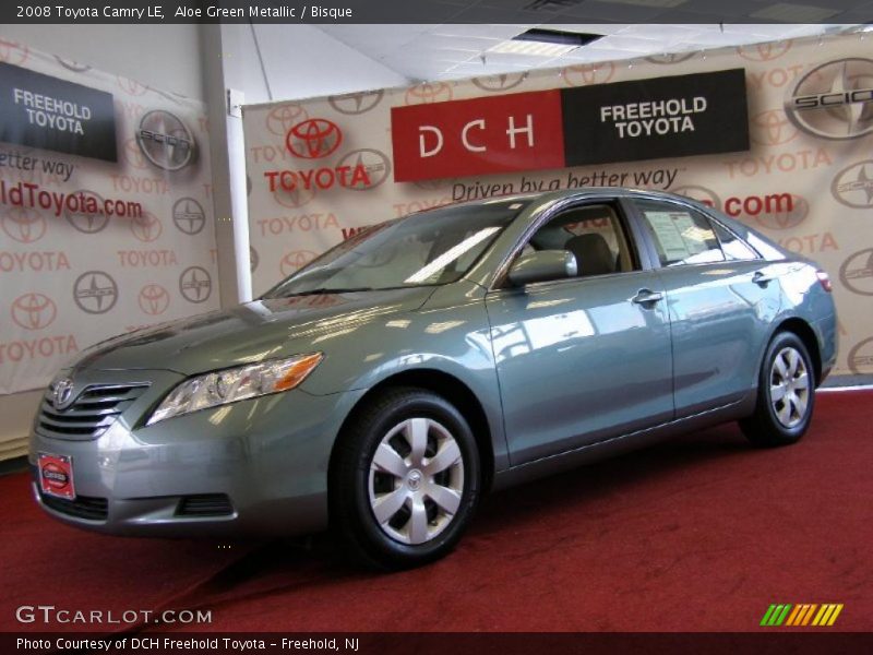 Aloe Green Metallic / Bisque 2008 Toyota Camry LE