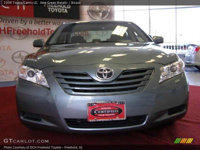 Aloe Green Metallic / Bisque 2008 Toyota Camry LE