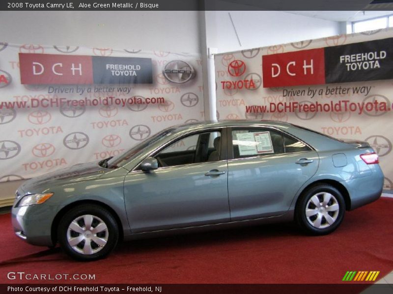 Aloe Green Metallic / Bisque 2008 Toyota Camry LE