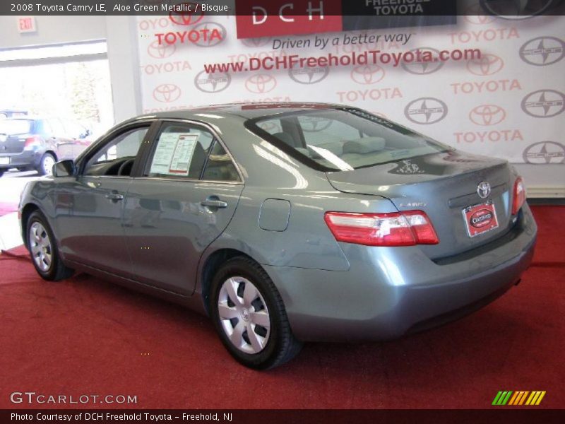 Aloe Green Metallic / Bisque 2008 Toyota Camry LE