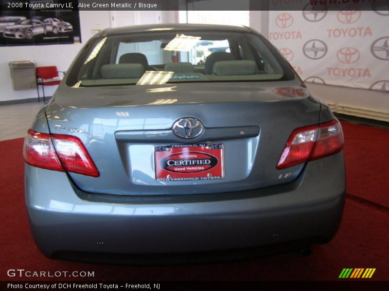 Aloe Green Metallic / Bisque 2008 Toyota Camry LE
