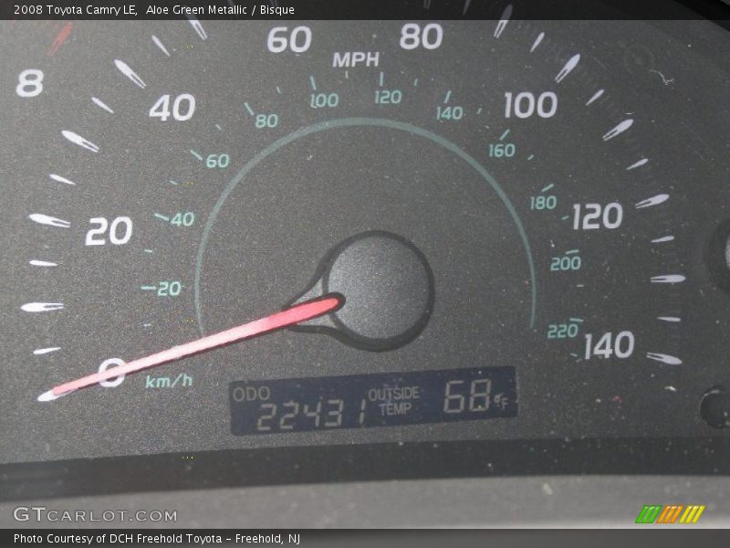 Aloe Green Metallic / Bisque 2008 Toyota Camry LE