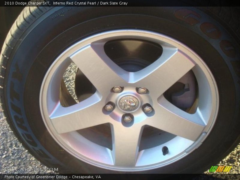 Inferno Red Crystal Pearl / Dark Slate Gray 2010 Dodge Charger SXT