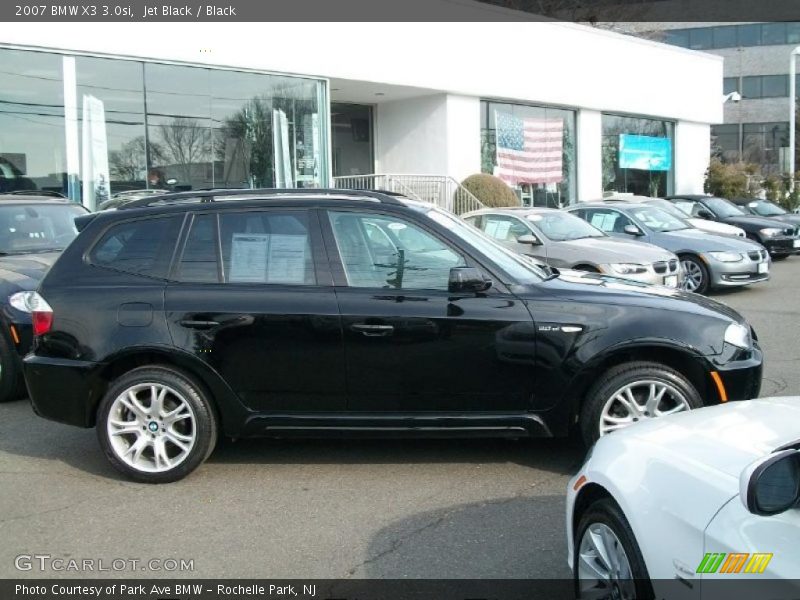 Jet Black / Black 2007 BMW X3 3.0si