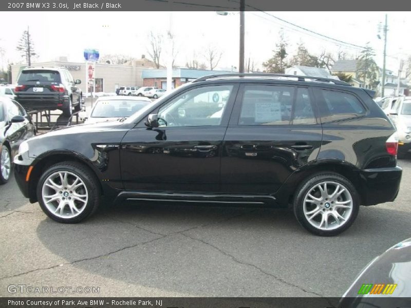 Jet Black / Black 2007 BMW X3 3.0si