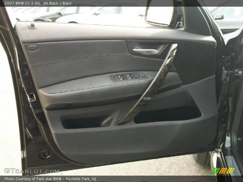 Jet Black / Black 2007 BMW X3 3.0si