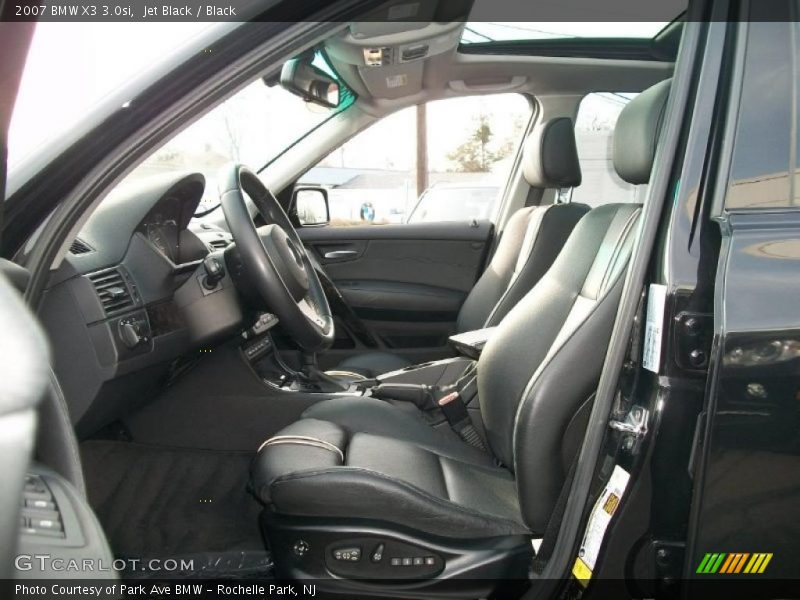 Jet Black / Black 2007 BMW X3 3.0si