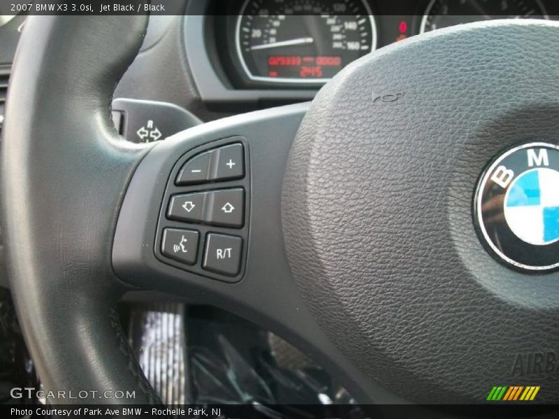 Jet Black / Black 2007 BMW X3 3.0si