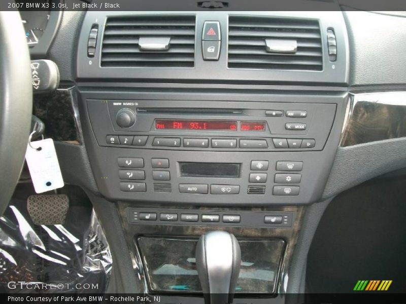 Jet Black / Black 2007 BMW X3 3.0si