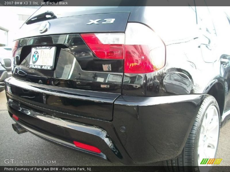 Jet Black / Black 2007 BMW X3 3.0si