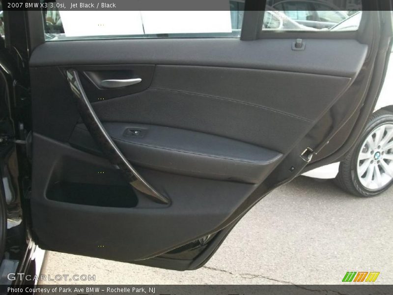 Jet Black / Black 2007 BMW X3 3.0si