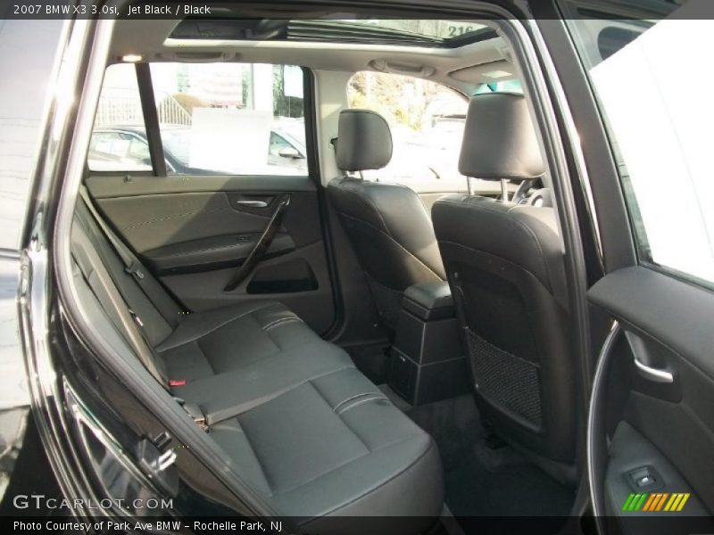 Jet Black / Black 2007 BMW X3 3.0si