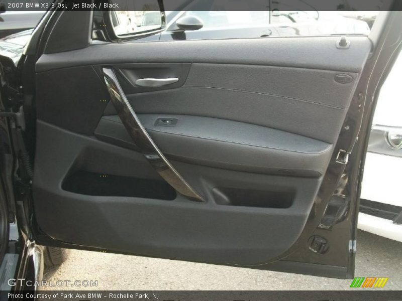 Jet Black / Black 2007 BMW X3 3.0si