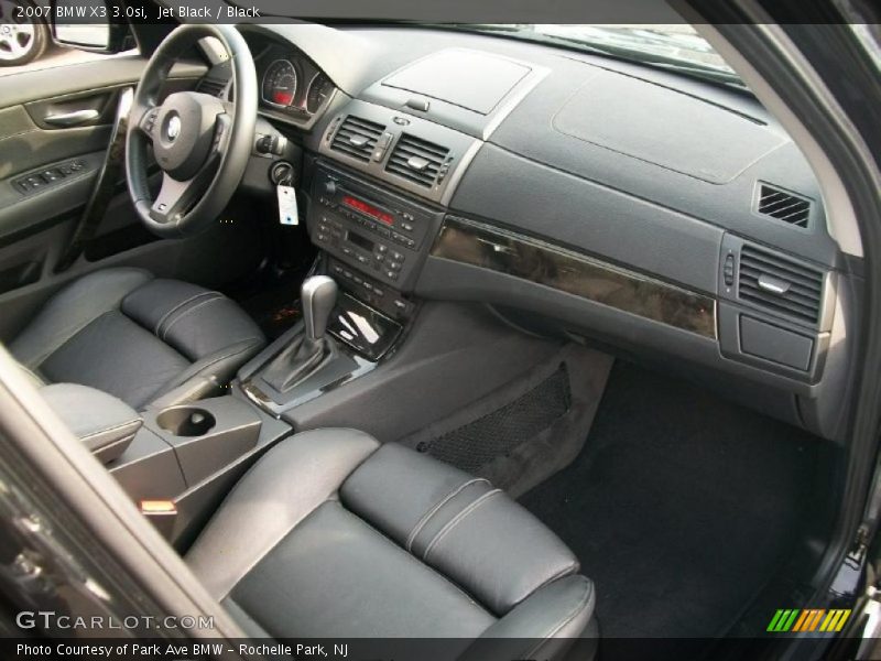 Jet Black / Black 2007 BMW X3 3.0si
