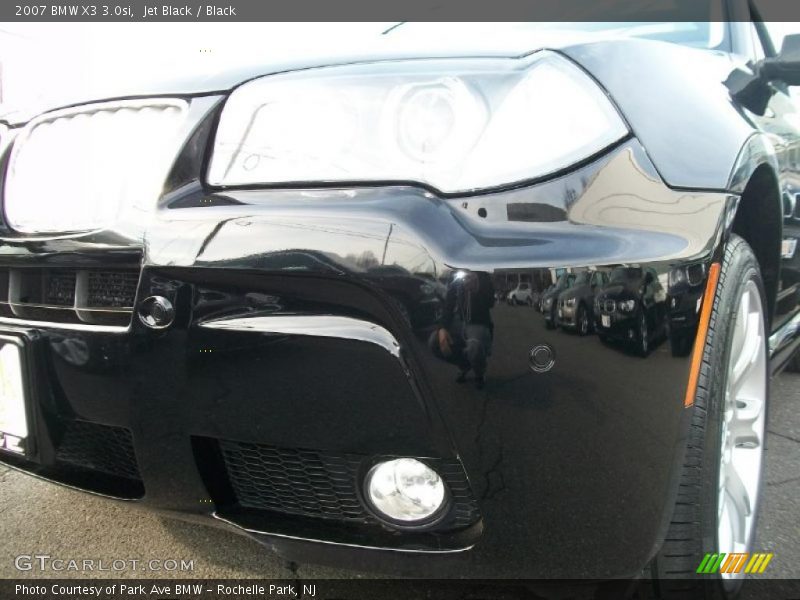 Jet Black / Black 2007 BMW X3 3.0si