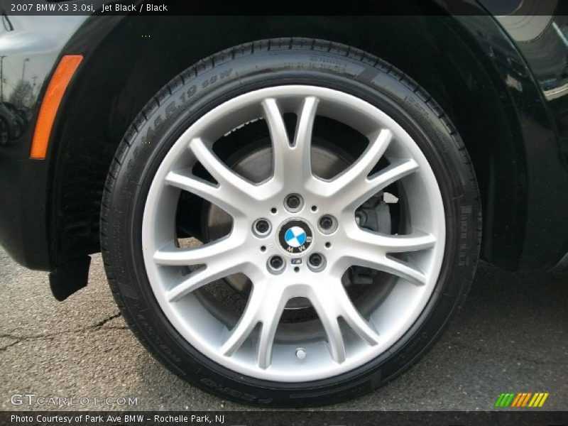 Jet Black / Black 2007 BMW X3 3.0si
