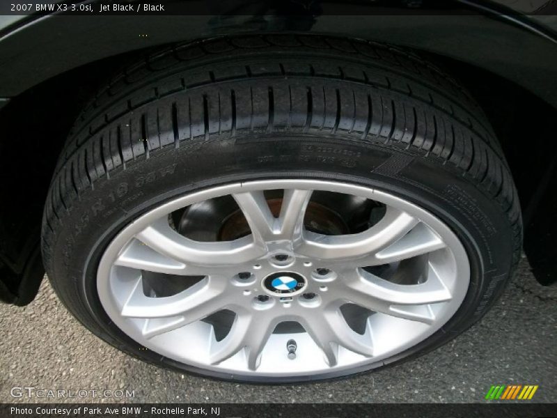 Jet Black / Black 2007 BMW X3 3.0si