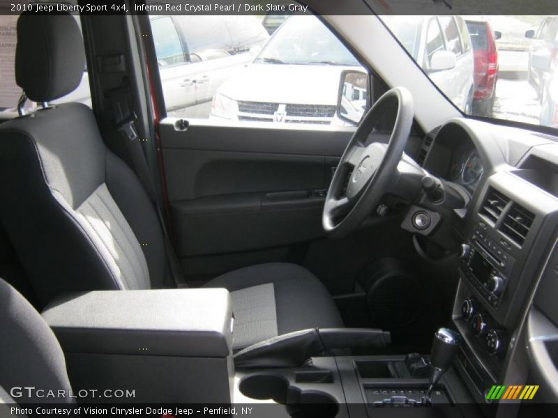 Inferno Red Crystal Pearl / Dark Slate Gray 2010 Jeep Liberty Sport 4x4