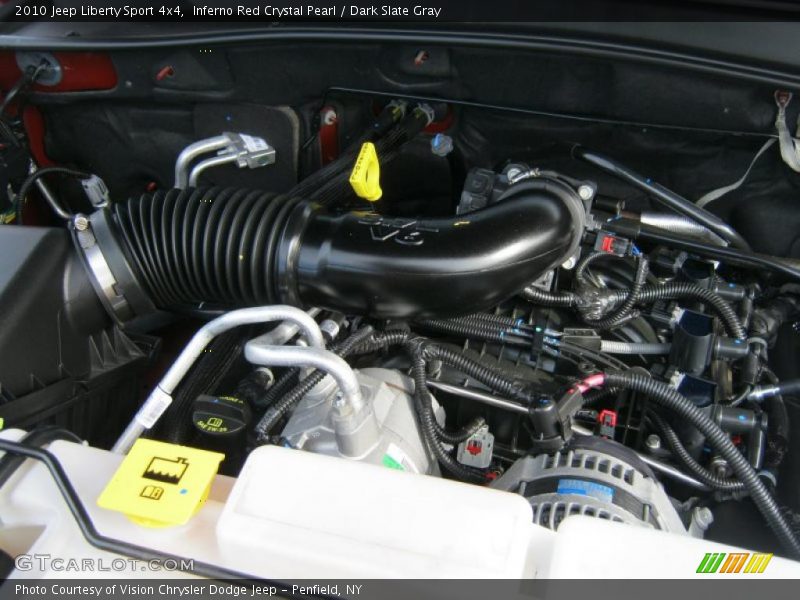 Inferno Red Crystal Pearl / Dark Slate Gray 2010 Jeep Liberty Sport 4x4